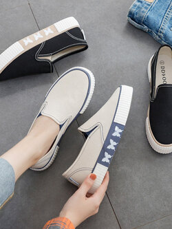 รองเท้าผ้าใบ ผู้หญิง รองเท้าผ้าใบวัยรุ่น แบรนด์ RENBEN