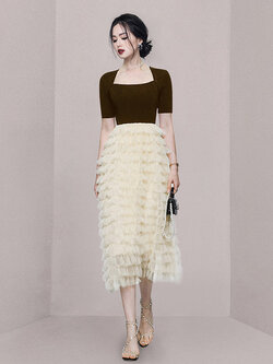 ชุดเดรสรัดรูป ชุดเดรสรัดรูปยาว เดรสเซ็กส์ซี่ By.SHACOS