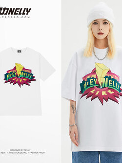 เสื้อยืดคอกลม ผู้ชาย เสื้อยืดผู้ชายเกาหลี เสื้อยืดเกาหลี แบรนด์ NELLY