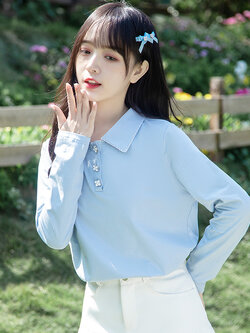 เสื้อผ้าวัยรุ่นเกาหลี เสื้อยืดวัยรุ่นผู้หญิง มีขนาด S M L XL