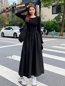 เดรสสาวอวบ มีไซส์ L-4XLอกเสื้อ 38-47 นิ้ว ใส่ได้ทั้งสาวหุ่นดีน่ารักจนถึงสาวอวบพลัสไซส์ จัดส่งฟรี! ทักแชทสั่งซื้อ