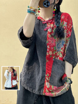 เสื้อลินิน เสื้อผ้าฝ้ายลินิน เสื้อเชิ้ตผ้าลินิน