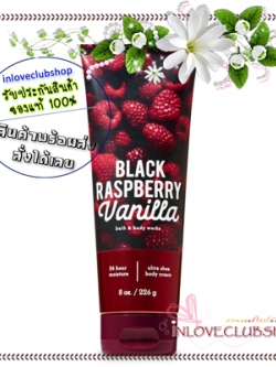Bath & Body Works / Ultra Shea Body Cream 226 ml. (Black Raspberry Vanilla) *หอมลูกอมซูกัส