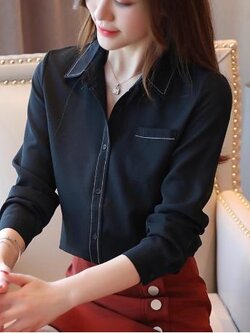 เสื้อสีดำสุภาพ เรียบหรู ดูดี เหมาะกับทุกโอกาส | เสื้อผู้หญิงสุภาพ