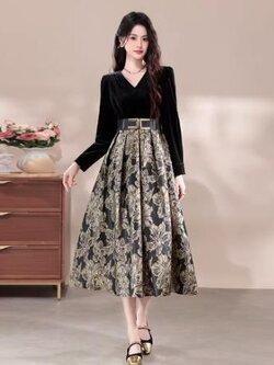 เดรสสีดำสุภาพ เรียบหรู ดูดี เหมาะกับทุกโอกาส | เดรสผู้หญิงแฟชั่นสุภาพ