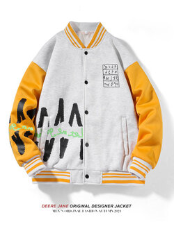 เสื้อแจ็คเก็ตเบสบอล เสื้อคลุม เสื้อแขนยาวสไตล์เกาหลี