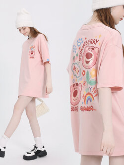 เสื้อผ้าวัยรุ่นเกาหลี เสื้อยืดวัยรุ่นผู้หญิง มีขนาด S M L XL