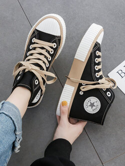 รองเท้าผ้าใบ ผู้หญิง รองเท้าผ้าใบวัยรุ่น แบรนด์ RENBEN