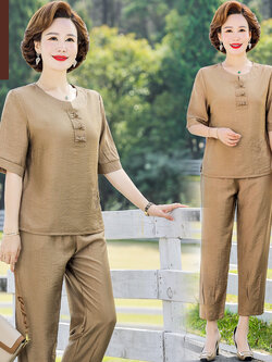 เสื้อผ้าคุณแม่วัย 60 เสื้อคนแก่ผู้หญิงวัย60