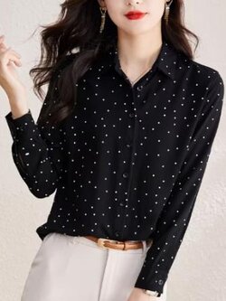 เสื้อสีดำสุภาพ เรียบหรู ดูดี เหมาะกับทุกโอกาส | เสื้อผู้หญิงสุภาพ ICC