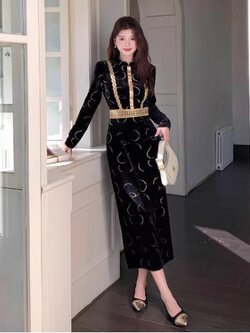 เดรสสีดำสุภาพ