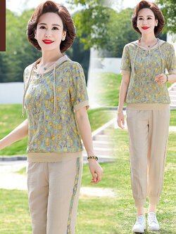 เสื้อผ้าคุณแม่วัย 60 เสื้อคนแก่ผู้หญิงวัย60