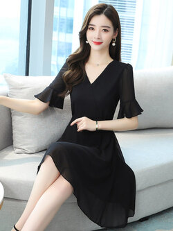 เดรสไซส์ใหญ่ ชุดเดรสสาวพลัสไซส์ เดรสเรียบหรู ไซส์ใหญ่ BY SHUYA