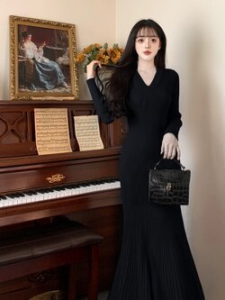 เดรสสาวอวบ มีไซส์ L-4XLอกเสื้อ 38-47 นิ้ว ใส่ได้ทั้งสาวหุ่นดีน่ารักจนถึงสาวอวบพลัสไซส์ จัดส่งฟรี! ทักแชทสั่งซื้อ