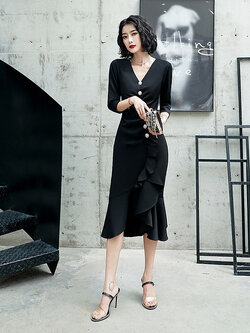 ชุดราตรี ชุดราตรีสวยหรู แบบ ทันสมัย Evening dress