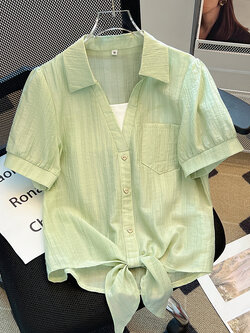 เสื้อเชิ้ตผู้หญิงใส่ทํางาน 390 บาทต่อชิ้น ฟรีค่าจัดส่ง