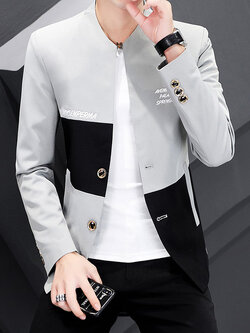 สูท Blazers ผู้ชาย เสื้อคลุมสไตล์สูท สำหรับผู้ชาย