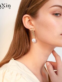 ตุ้มหู ต่างหู ต่างหูผู้หญิง By SuXin