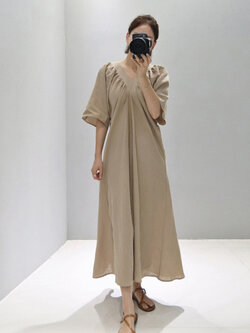 เดรสเกาหลีหลวมๆใส่สบาย By Yiliansu