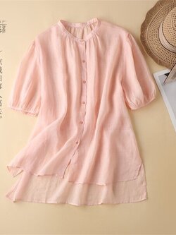 เสื้อลินิน แบบเสื้อสวยๆ เสื้อผ้าฝ้ายลินิน เสื้อเชิ้ตผ้าลินิน BY LININ