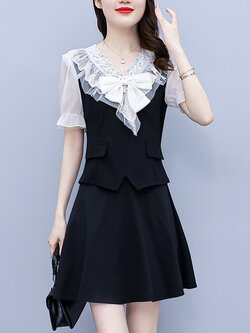 เดรสไซส์ใหญ่ ชุดเดรสสาวพลัสไซส์ เดรสเรียบหรู ไซส์ใหญ่ BY SHUYA