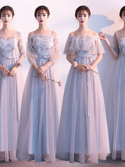 ชุดเพื่อนเจ้าสาวสีฟ้า ชุดเพื่อนเจ้าสาว ชุดไปงานแต่งงาน