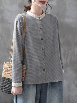 เสื้อเชิ้ตผ้าฝ้ายลินิน ขายเสื้อเชิ้ต ผ้าลินิน เสื้อเชิ้ตผ้าฝ้ายผู้หญิง