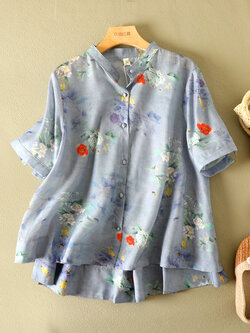 เสื้อลินิน เสื้อผ้าฝ้ายลินิน เสื้อเชิ้ตผ้าลินิน