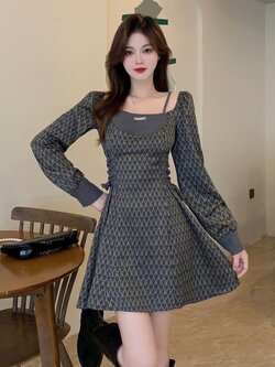 เดรสสาวอวบ มีไซส์ L-4XLอกเสื้อ 38-47 นิ้ว ใส่ได้ทั้งสาวหุ่นดีน่ารักจนถึงสาวอวบพลัสไซส์ จัดส่งฟรี! ทักแชทสั่งซื้อ