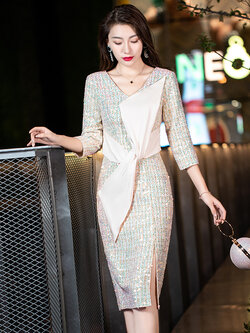 ชุดราตรี ชุดราตรีสวยหรู แบบ ทันสมัย Evening dress