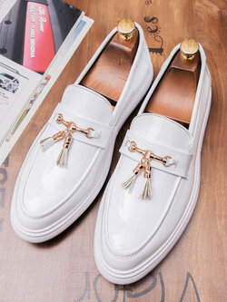 รองเท้าหนังผู้ชาย มีไซส์39-44 รองเท้าโลฟเฟอร์ชาย Slip-On Shoes