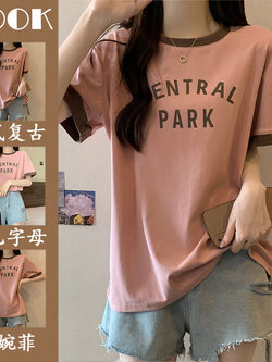 เสื้อยืดคนอ้วนแบบโอเวอร์ไซส์แบบ ulzzang fashion สนใจทักแชท