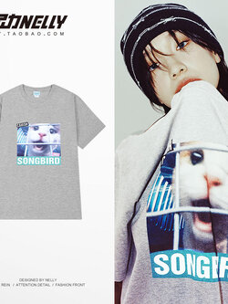 เสื้อยืดคอกลม ผู้ชาย เสื้อยืดผู้ชายเกาหลี เสื้อยืดเกาหลี แบรนด์ NELLY