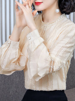 เสื้อเชิ้ตแฟชั่น เสื้อเชิ้ตชีฟอง เสื้อเชิ้ตลูกไม้ เสื้อเชิ้ตลายสวยๆ