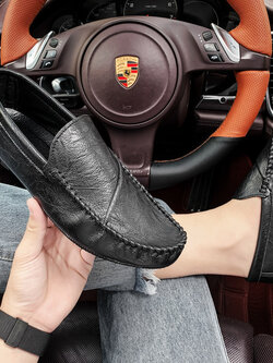 รองเท้าหนังผู้ชาย มีไซส์39-44 รองเท้าโลฟเฟอร์ชาย Slip-On Shoes