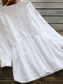 เสื้อผ้าฝ้าย ผ้าลินิน มีขนาดไซส์เดียว อกประมาณ100ซม.หรือประมาณ 40นิ้วขึ้นไป