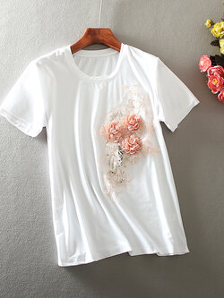 เสื้อผ้าฝ้าย เสื้อผ้าลินิน เสื้อฟรีไซส์ ปักลายสวยๆด้วยด้าย สไตล์VINTAGE มีขนาดไซส์เดียว สำหรับอก 35-40 นิ้ว