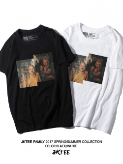 เสื้อยืด Unisex ลายน่ารัก วัดไซส์ตามช่วงน้ำหนักตัว S:40-50/M:50-55/L:55-60/XL:60-65/2XL:65-70กิโลกรัม