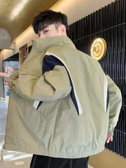 เสื้อแจ็คเก็ตเบสบอล เสื้อคลุม เสื้อแขนยาวสไตล์เกาหลี