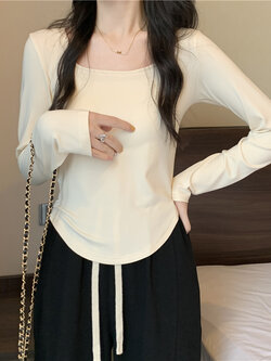 เสื้อผ้าวัยรุ่นเกาหลี เสื้อยืดวัยรุ่นผู้หญิง มีขนาด S M L XL