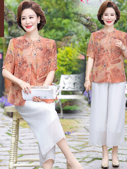 เสื้อผ้าคุณแม่วัย 60 เสื้อคนแก่ผู้หญิงวัย60