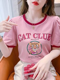 เสื้อยืดวัยรุ่นน่ารักๆ เสื้อวัยรุ่นแขนสั้น เสื้อผ้าวัยรุ่นเกาหลี แบรนด์ Wiyike