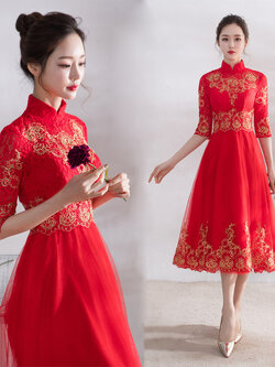 ชุดราตรี ชุดราตรีสวยหรู แบบ ทันสมัย Evening dress