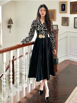 เดรสสีดำสุภาพ เรียบหรู ดูดี เหมาะกับทุกโอกาส | เดรสผู้หญิงแฟชั่นสุภาพ