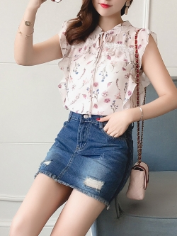 JY22680#ยีนส์ผู้หญิงเทห์ๆ*ช่วงอก*S:84/M:88/L:92/XL:96/2XL:100/3XL:104/4XL:108เซนติเมตร(33/34/36/37/39/40/42นิ้ว)