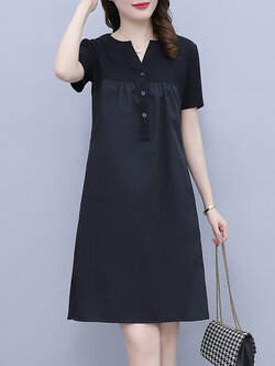 เดรสไซส์ใหญ่ ชุดเดรสสาวพลัสไซส์ เดรสเรียบหรู ไซส์ใหญ่ BY SHUYA