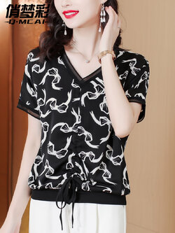 เสื้อชีฟอง เสื้อแฟชั่นสุภาพสตรีวัยผู้ใหญ่ มีไซต์ อก34นิ้ว-43นิ้ว