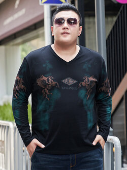 เสื้อยืดผู้ชายอ้วน S-5XL(อกเสื้อ39-51นิ้ว)