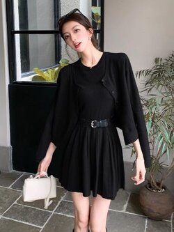 เดรสสีดำสุภาพ เรียบหรู ดูดี เหมาะกับทุกโอกาส | เดรสผู้หญิงแฟชั่นสุภาพ