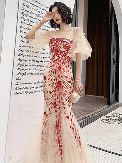 ชุดราตรี ชุดราตรีสวยหรู แบบ ทันสมัย Evening dress